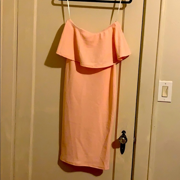 Strapless pink dress - Picture 1 of 1